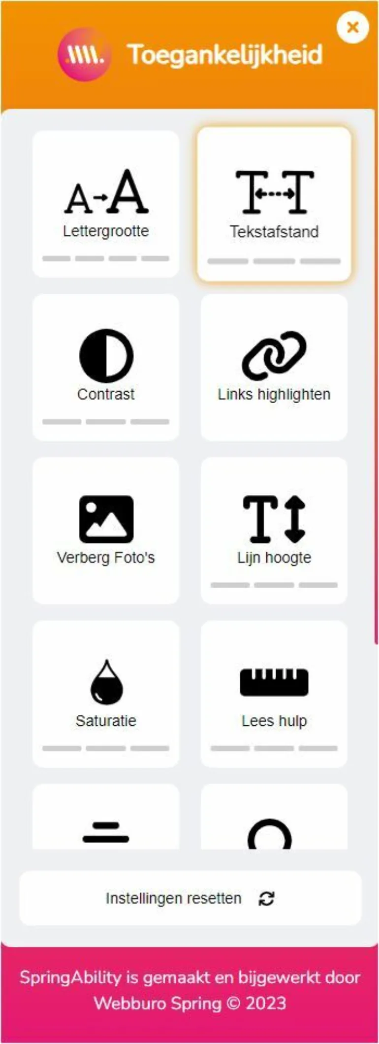 Spring Ability reset