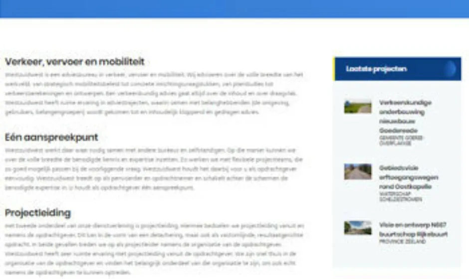 Westzuidwest portfolio webburo spring verticaal2