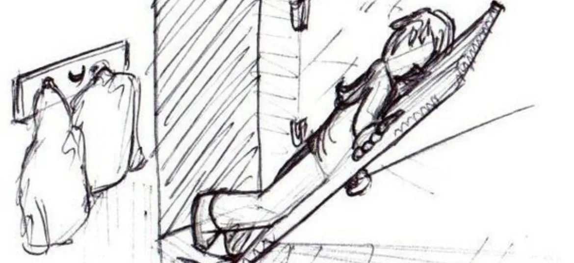 Val met de deur in huis van Webburo Spring BV